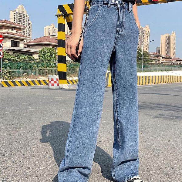 fall women jean trendy baggy wide leg jeans high waist ladies femme vintage e girl streetwear trousers denim mujer y2k, Blue
fall women jean trendy baggy wide leg jeans high waist ladies femme vintage e girl streetwear trousers denim mujer y2k, Blue