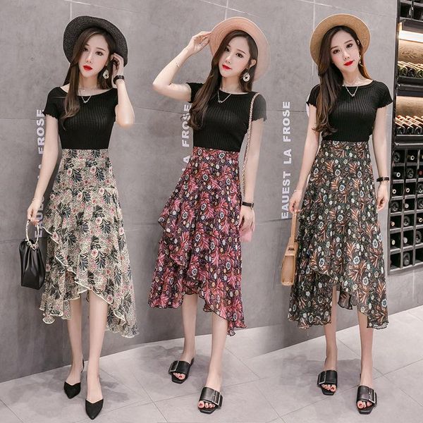 variety of patterns to choose high waist and versatile chiffon skirt skirts, Black
variety of patterns to choose high waist and versatile chiffon skirt skirts, Black