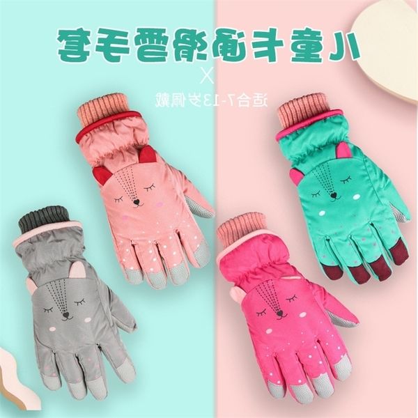 winter children's ski gloves cold proof, antid, waterproof, windproof, plush warm for girls, Black
winter children's ski gloves cold proof, antid, waterproof, windproof, plush warm for girls, Black
