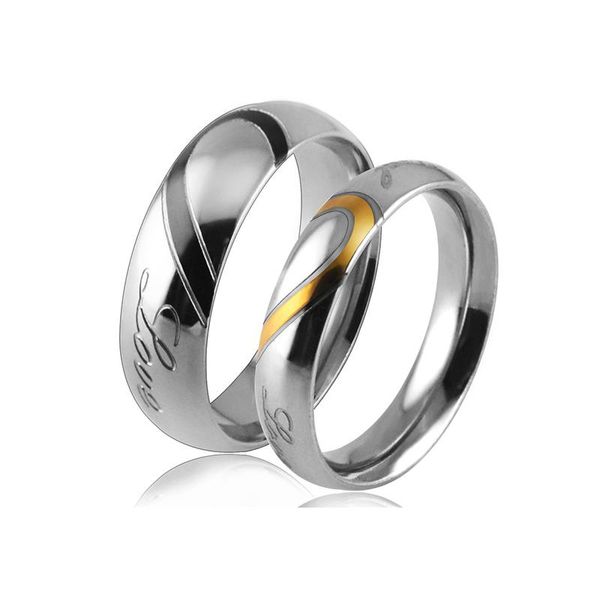 wedding rings trendy heart for women bohemian jewelry wholesale 6mm stainless steel engagement band anillos bijoux bague femme, Slivery;golden
wedding rings trendy heart for women bohemian jewelry wholesale 6mm stainless steel engagement band anillos bijoux bague femme, Slivery;golden