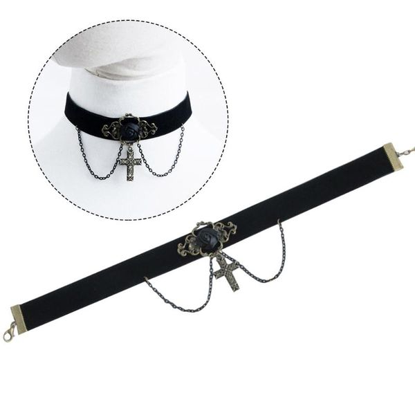 women exquisite fashion jewelry party lolita dating headdress punk gothic accessories shopping alloy cross necklace hand cuff chokers, Golden;silver
women exquisite fashion jewelry party lolita dating headdress punk gothic accessories shopping alloy cross necklace hand cuff chokers, Golden;silver