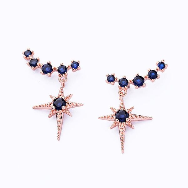 stud creative personality blue crystal star earrings female temperament elegant and versatile korean fashion trendy net red, Golden;silver
stud creative personality blue crystal star earrings female temperament elegant and versatile korean fashion trendy net red, Golden;silver