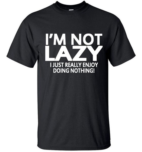 men's t-shirts funny men short sleeve t-shirt 2021 i am not lazy just enjoy doing anything streetwear hip hop t shirt tees homme, White;black
men's t-shirts funny men short sleeve t-shirt 2021 i am not lazy just enjoy doing anything streetwear hip hop t shirt tees homme, White;black