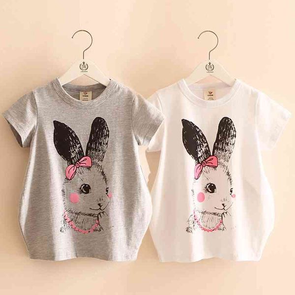 summer female children's cotton white gray baby child long design rabbit print short sleeve kids girls loose t-shirt 210529, Blue
summer female children's cotton white gray baby child long design rabbit print short sleeve kids girls loose t-shirt 210529, Blue