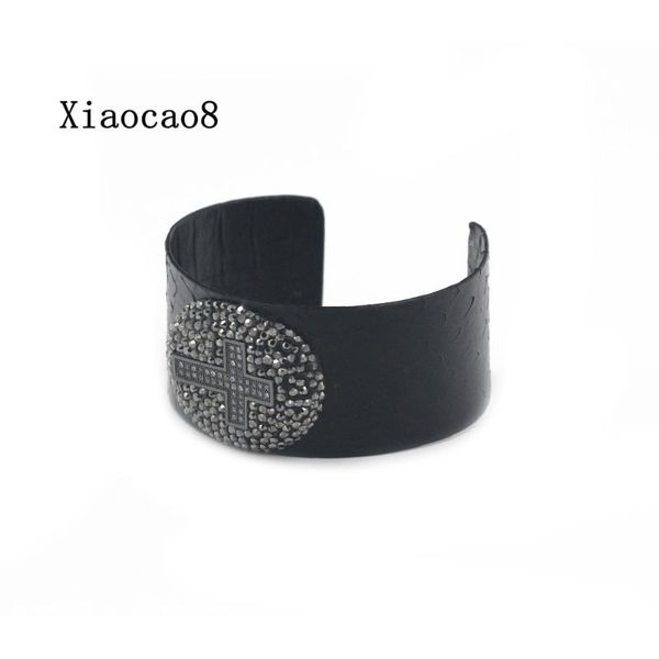 black snakeskin wide open bangle luxury fashion jewelry adjustable bangles & bracelets for women 
black snakeskin wide open bangle luxury fashion jewelry adjustable bangles & bracelets for women