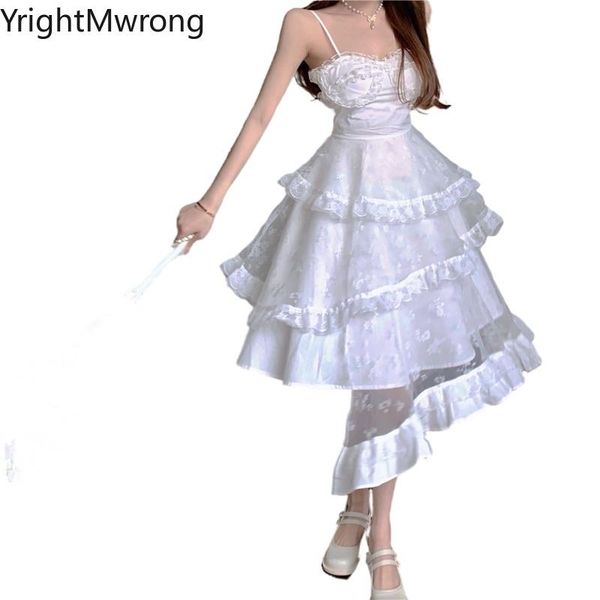 casual dresses summer spaghetti strap high waist cascading ruffle white frill lace irregular dress women cute fashion birthday club par, Black;gray
casual dresses summer spaghetti strap high waist cascading ruffle white frill lace irregular dress women cute fashion birthday club par, Black;gray