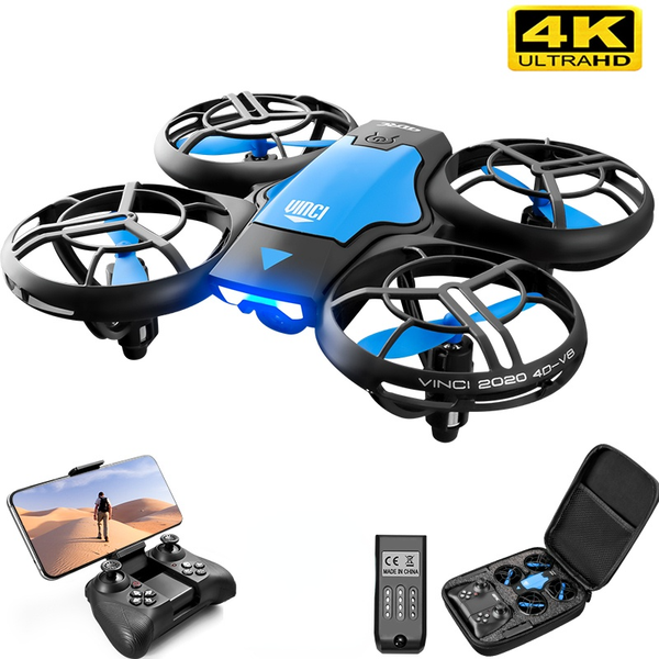 v8 mini drone 4k 1080p hd camera wifi fpv air pressure height maintain foldable quadcopter rc dron toy gift
v8 mini drone 4k 1080p hd camera wifi fpv air pressure height maintain foldable quadcopter rc dron toy gift