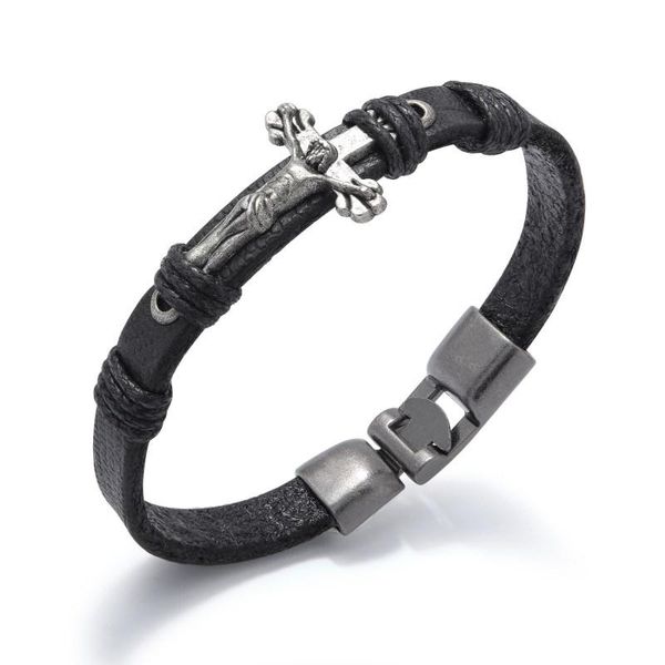 charm bracelets punk easy hook black gold combination snake chain stainless steel leather bracelet for men fashion magnetic gift, Golden;silver
charm bracelets punk easy hook black gold combination snake chain stainless steel leather bracelet for men fashion magnetic gift, Golden;silver