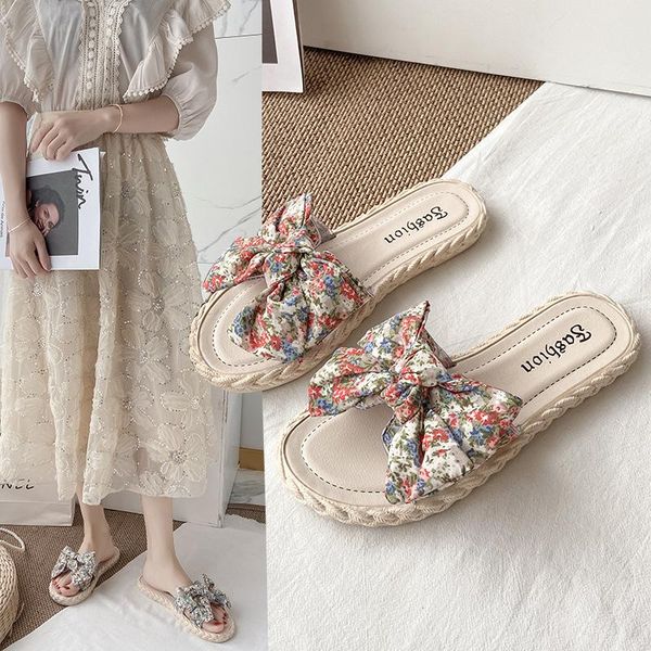 slippers female summer wear versatile fairy wind sweet bow flat bottom beach sandals, Black
slippers female summer wear versatile fairy wind sweet bow flat bottom beach sandals, Black