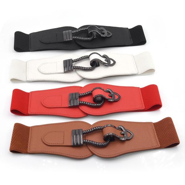 belts fashion wide waistbands women elastic waist belt for dress sweater pin buckle leather girls cummerbunds stretchy, Black;brown
belts fashion wide waistbands women elastic waist belt for dress sweater pin buckle leather girls cummerbunds stretchy, Black;brown