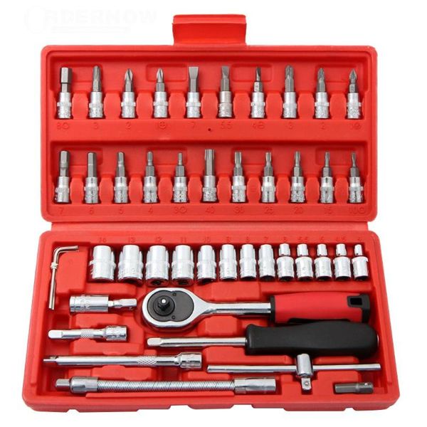 professional hand tool sets 46pcs handle ratchet wrench tools set screwdriver repair screwdrivers kit for automobile bicycle
professional hand tool sets 46pcs handle ratchet wrench tools set screwdriver repair screwdrivers kit for automobile bicycle
