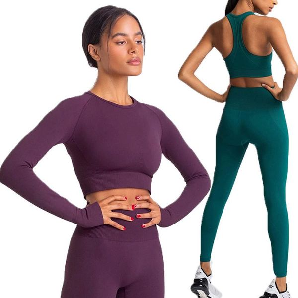 seamless women yoga set workout sportswear gym clothing fitness long sleeve crop tight high waist leggings sports suits outfit
seamless women yoga set workout sportswear gym clothing fitness long sleeve crop tight high waist leggings sports suits outfit