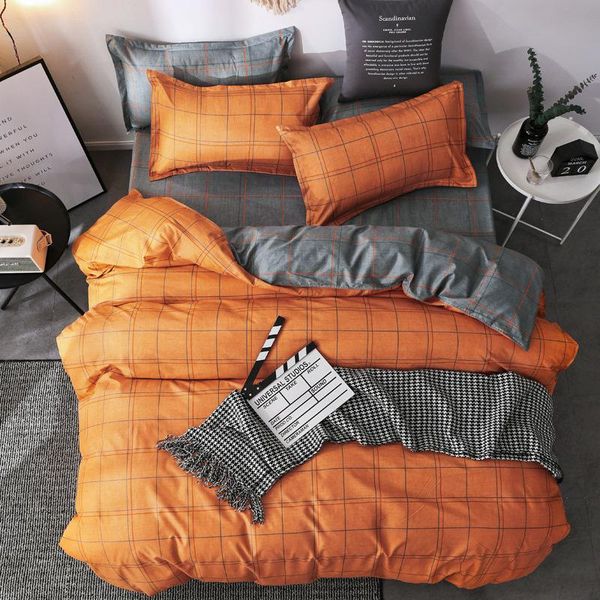 bedding sets 3/4 piece set aloe cotton orange gray checkerboard pattern design fashion personality home textiles soft breathable oceania
bedding sets 3/4 piece set aloe cotton orange gray checkerboard pattern design fashion personality home textiles soft breathable oceania