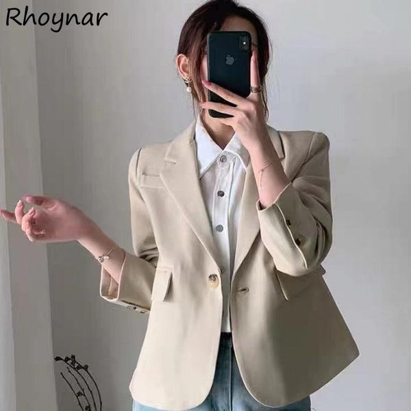 women's suits & blazers women autumn fashion baggy temperament pure color cropped coats all-match single button casual ins office lady, White;black
women's suits & blazers women autumn fashion baggy temperament pure color cropped coats all-match single button casual ins office lady, White;black