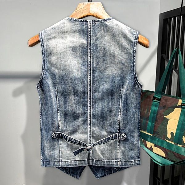 men's vests british cowboy mens denim vest vintage slim fit sleeveless short jacket street casual waistcoat coat men motorcycle jean, Black;white
men's vests british cowboy mens denim vest vintage slim fit sleeveless short jacket street casual waistcoat coat men motorcycle jean, Black;white