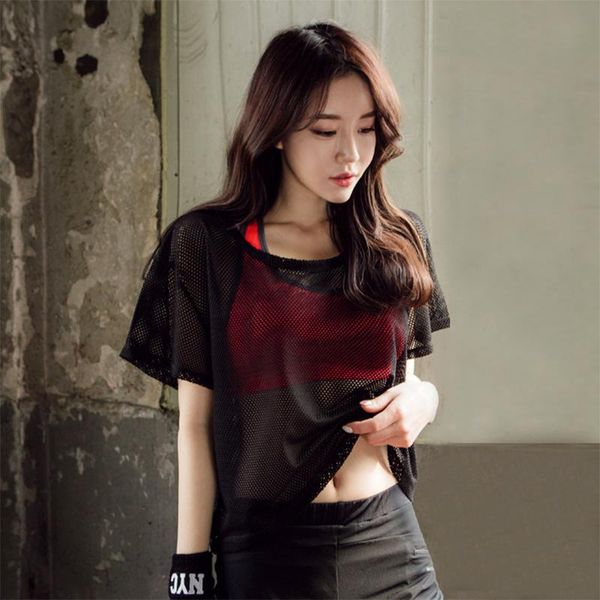 yoga outfit women mesh shirt quick dry sport fitness female running gym clothes tank workout exercises t-shirt sportwear
yoga outfit women mesh shirt quick dry sport fitness female running gym clothes tank workout exercises t-shirt sportwear