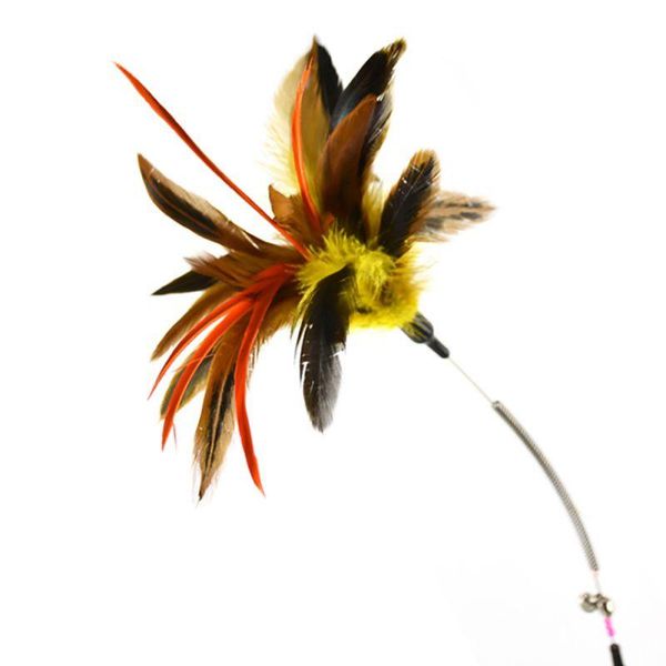 funny spiral pet cat toy colorful feather teaser for cats kitten with bells teasing stick products toys
funny spiral pet cat toy colorful feather teaser for cats kitten with bells teasing stick products toys