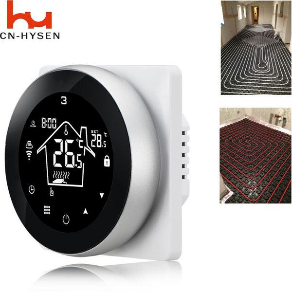 smart home control tuya memory function touch screen lcd weekly programmable wifi room thermostat used for floor electric heating part
smart home control tuya memory function touch screen lcd weekly programmable wifi room thermostat used for floor electric heating part