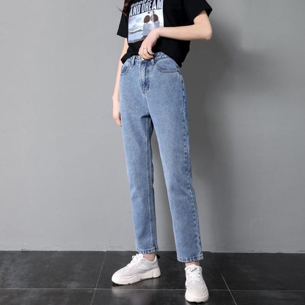 jean woman mom jeans pants boyfriend for women with high waist push up large size ladies denim women's, Blue
jean woman mom jeans pants boyfriend for women with high waist push up large size ladies denim women's, Blue