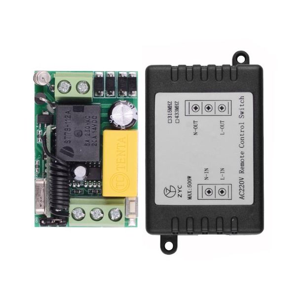 smart home control ac 220v 1ch relay mini receiver 10a remote switch input ac220v out wireless 315/433.92mhz superheterodyne rx
smart home control ac 220v 1ch relay mini receiver 10a remote switch input ac220v out wireless 315/433.92mhz superheterodyne rx