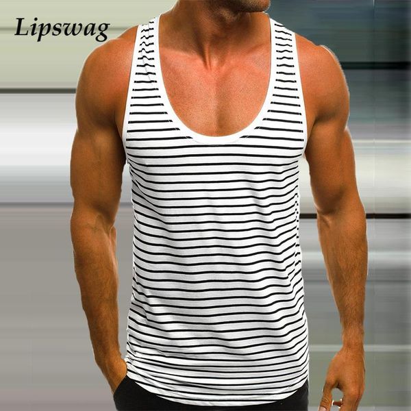men' tank fashion mens striped print sports shirt casual male sleeveless t shirts summer spring o-neck vest pullover streetwear, White;black
men' tank fashion mens striped print sports shirt casual male sleeveless t shirts summer spring o-neck vest pullover streetwear, White;black