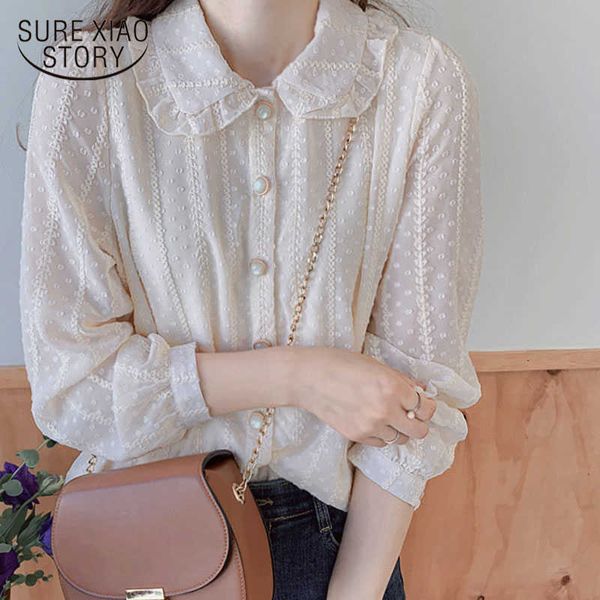 autumn fashion style doll collar fairy chiffon blouse women ladies' shirt long sleeve office women clothing blusas 10351 210528, White
autumn fashion style doll collar fairy chiffon blouse women ladies' shirt long sleeve office women clothing blusas 10351 210528, White