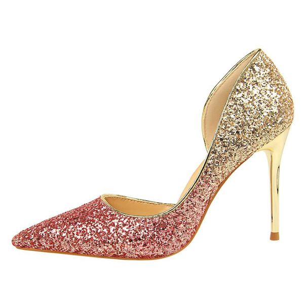 extreme women pumps bling wedding shoes high heels stiletto gradient thin heel shoes fashion party pumps a0274, Black
extreme women pumps bling wedding shoes high heels stiletto gradient thin heel shoes fashion party pumps a0274, Black