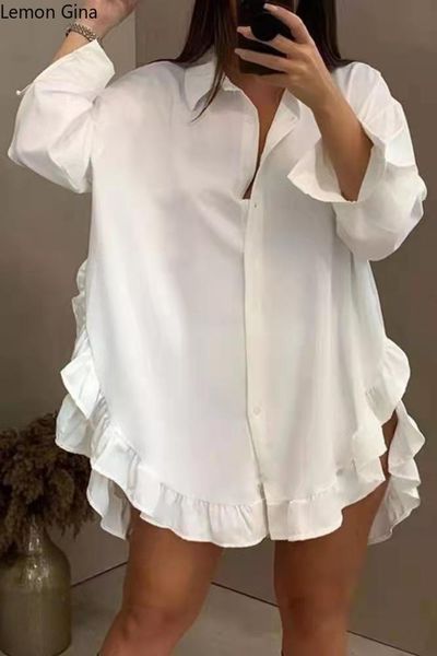 casual dresses lemon gina women mini dress solid ruffles straight loose dreesses office lady fashion streetwear casualwear autumn, Black;gray
casual dresses lemon gina women mini dress solid ruffles straight loose dreesses office lady fashion streetwear casualwear autumn, Black;gray