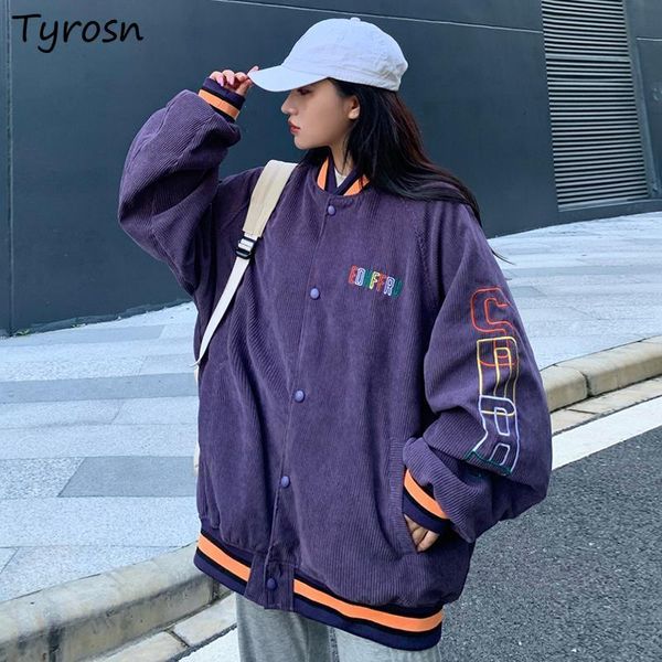 women's jackets women corduroy embroidery sweet oversize leisure harajuku high street hipsters retro running warm coats baggy chic teen, Black;brown
women's jackets women corduroy embroidery sweet oversize leisure harajuku high street hipsters retro running warm coats baggy chic teen, Black;brown