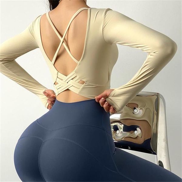 inner padded sport t shirt women back long sleeve yoga fitness running workout t-shirt high elastic gym clothes outfit
inner padded sport t shirt women back long sleeve yoga fitness running workout t-shirt high elastic gym clothes outfit
