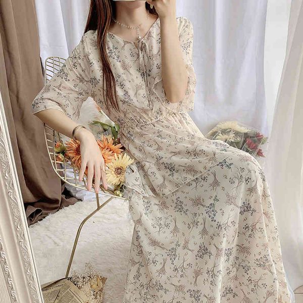 summer french gentle restoring floral chiffom pleated mid length dresses 210427, Black;gray
summer french gentle restoring floral chiffom pleated mid length dresses 210427, Black;gray
