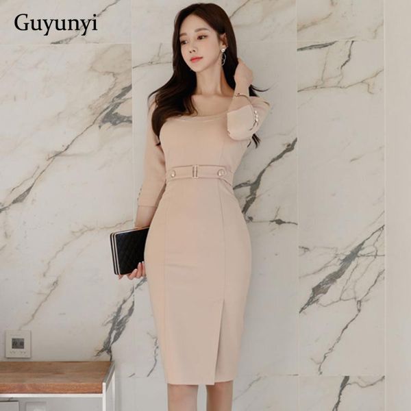 elegant office lady dress 2021 spring high waist decorative buttons three quarter sleeve front hem side slit party tight casual dresses, Black;gray
elegant office lady dress 2021 spring high waist decorative buttons three quarter sleeve front hem side slit party tight casual dresses, Black;gray