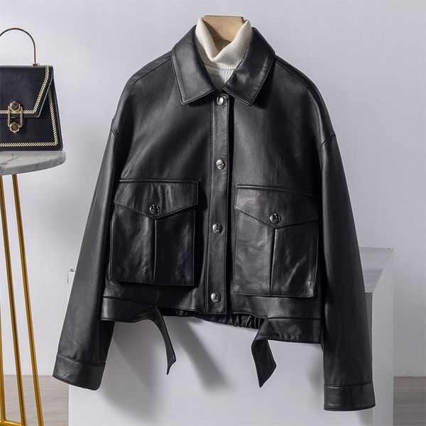 women's fur & faux 2021 autumn winter black female outwear fashion elegant women overcoat loose casual ladies coat t1421
women's fur & faux 2021 autumn winter black female outwear fashion elegant women overcoat loose casual ladies coat t1421