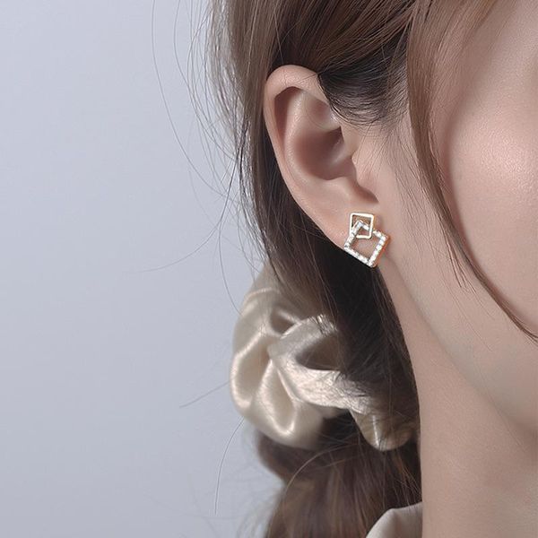 stud lbyzhan fashion 925 sterling silver cubic zircon square bead charm earrings for women, Golden;silver
stud lbyzhan fashion 925 sterling silver cubic zircon square bead charm earrings for women, Golden;silver