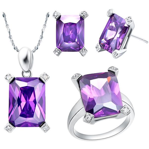 wedding jewelry sets fine for women ,rose gd plated blue crystal,siler plating purple crystal, necklaces earrings&rings, Slivery;golden
wedding jewelry sets fine for women ,rose gd plated blue crystal,siler plating purple crystal, necklaces earrings&rings, Slivery;golden
