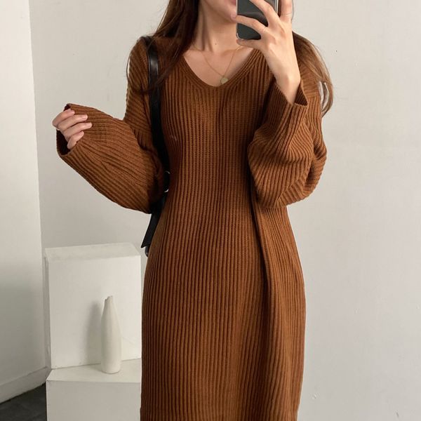 casual with v-side split cleavage knitted for women fall winter dress oversized loose warm femme sweater jw5y, Black;gray
casual with v-side split cleavage knitted for women fall winter dress oversized loose warm femme sweater jw5y, Black;gray