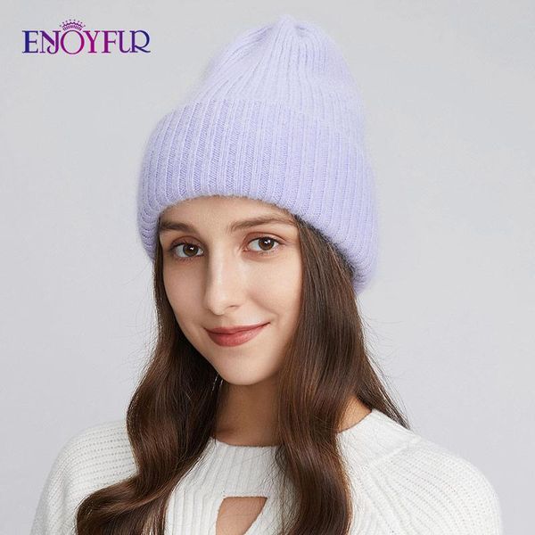beanie/skull caps enjoyfur winter women knit hats warm angora wool girl cap thick double lined striped cuffed dome beanie female outdoor sku, Blue;gray
beanie/skull caps enjoyfur winter women knit hats warm angora wool girl cap thick double lined striped cuffed dome beanie female outdoor sku, Blue;gray