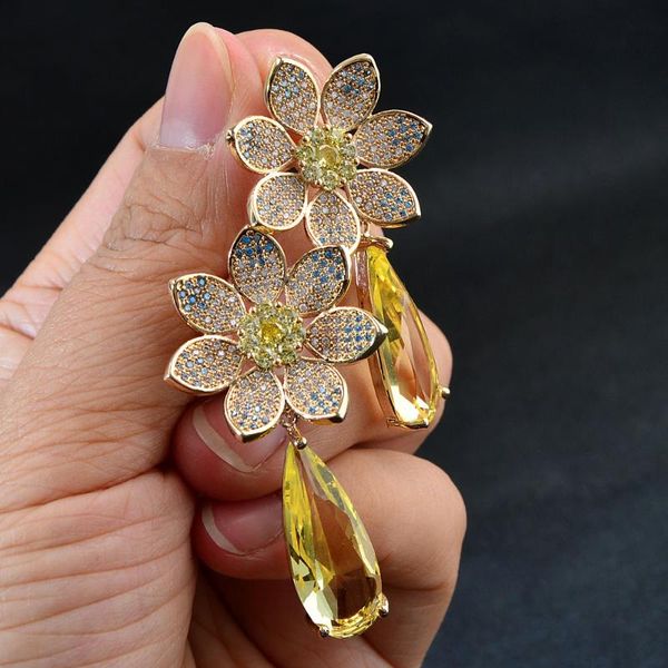 dangle & chandelier cindy xiang colorful flower earrings for women luxury exaggerate fashion big cubic zirconia water drop earring gifts, Silver
dangle & chandelier cindy xiang colorful flower earrings for women luxury exaggerate fashion big cubic zirconia water drop earring gifts, Silver