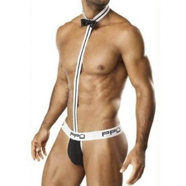 men's body shapers male underwear string homme bodysuit bow tie waiter one-piece lingerie mankini erotic performance clothes, Black;brown
men's body shapers male underwear string homme bodysuit bow tie waiter one-piece lingerie mankini erotic performance clothes, Black;brown