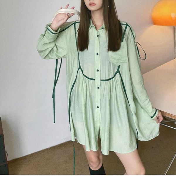 casual dresses vsue girls autumn causal cotton green drop sleeve ribbon bandage single breasted loose long shirt short mini skirt d3083, Black;gray
casual dresses vsue girls autumn causal cotton green drop sleeve ribbon bandage single breasted loose long shirt short mini skirt d3083, Black;gray