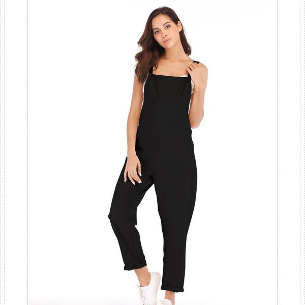 women's jumpsuits & rompers women sleeveless wide legs jumpsuit 2021 autumn holiday basic solid leotard playsuit romper, Black;white
women's jumpsuits & rompers women sleeveless wide legs jumpsuit 2021 autumn holiday basic solid leotard playsuit romper, Black;white