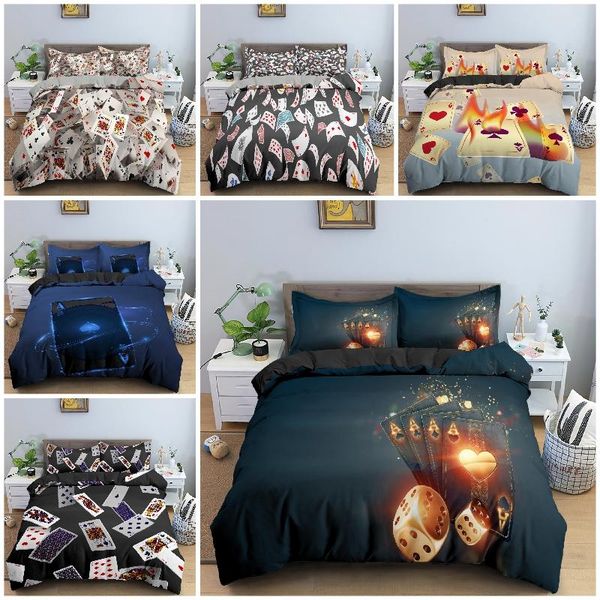 bedding sets 3d poker soft duvet cover comforter bedclothes twin/king/ size for kids bedroom home
bedding sets 3d poker soft duvet cover comforter bedclothes twin/king/ size for kids bedroom home