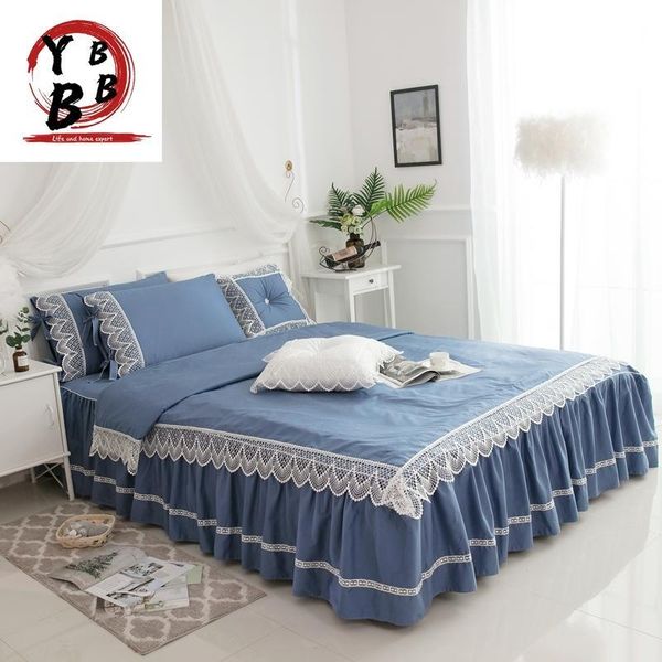 bedding sets blue lace princess wedding luxury set king twin pure cotton bed skirt duvet cover bedspread pillowcase bedclothes
bedding sets blue lace princess wedding luxury set king twin pure cotton bed skirt duvet cover bedspread pillowcase bedclothes