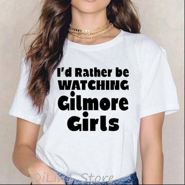 id rather womens t shirts be watching girlmore girls print funny women 90s white tshirt female shirt clothing
id rather womens t shirts be watching girlmore girls print funny women 90s white tshirt female shirt clothing
