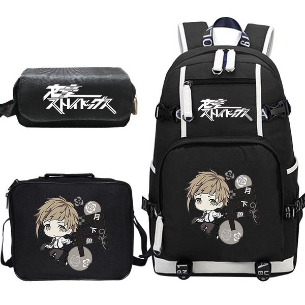 backpack mochila bungou stray dogs 3pcs/set school bags for teenage girls lunch totes pencil case men travel lapbagpack
backpack mochila bungou stray dogs 3pcs/set school bags for teenage girls lunch totes pencil case men travel lapbagpack
