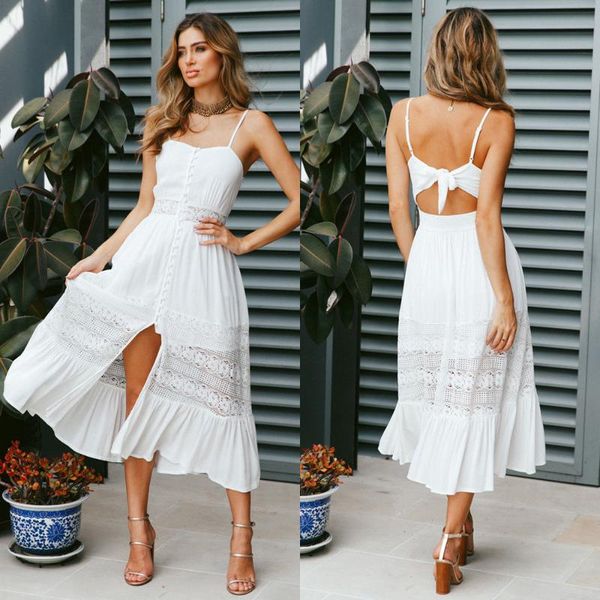 casual dresses fashion women boho long maxi dress summer ladies sleeveless white beach vestidos evening party, Black;gray
casual dresses fashion women boho long maxi dress summer ladies sleeveless white beach vestidos evening party, Black;gray