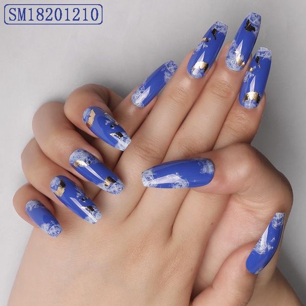 false nails 24pcs/box fake with glue coffin long blue sky white clouds wear nail stickers finished press on designs to, Red;gold
false nails 24pcs/box fake with glue coffin long blue sky white clouds wear nail stickers finished press on designs to, Red;gold