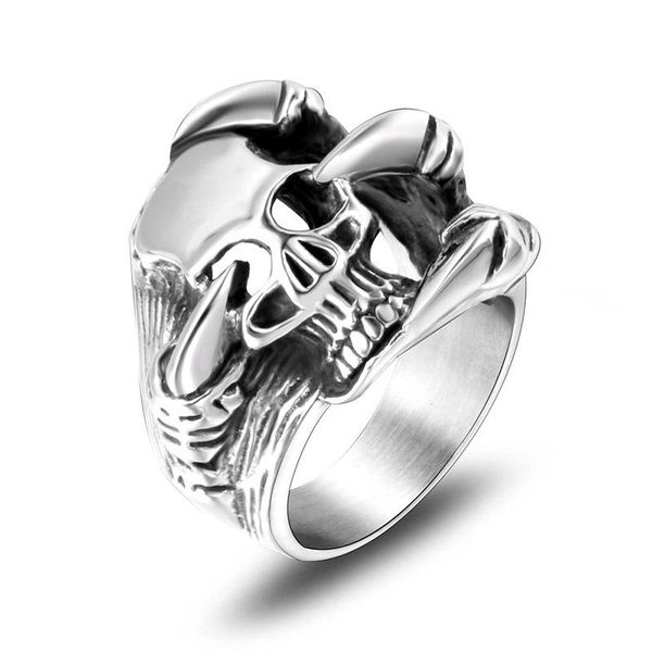 cluster rings 2021 stainless steel wholesale skull gothic silver mens jewelry men men's male punk retro demon domineering dragon claw, Golden;silver
cluster rings 2021 stainless steel wholesale skull gothic silver mens jewelry men men's male punk retro demon domineering dragon claw, Golden;silver