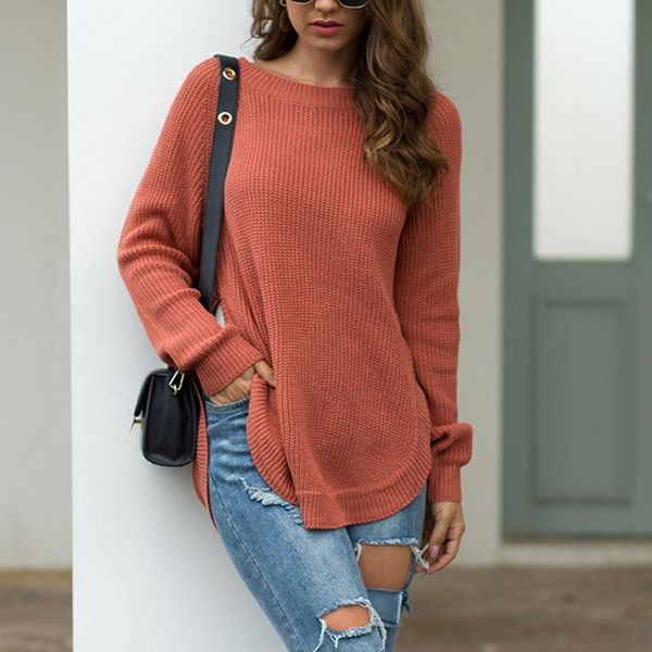 women's sweaters high split side knitted autumn women long sleeve pullover sweater wdc5633, White;black
women's sweaters high split side knitted autumn women long sleeve pullover sweater wdc5633, White;black