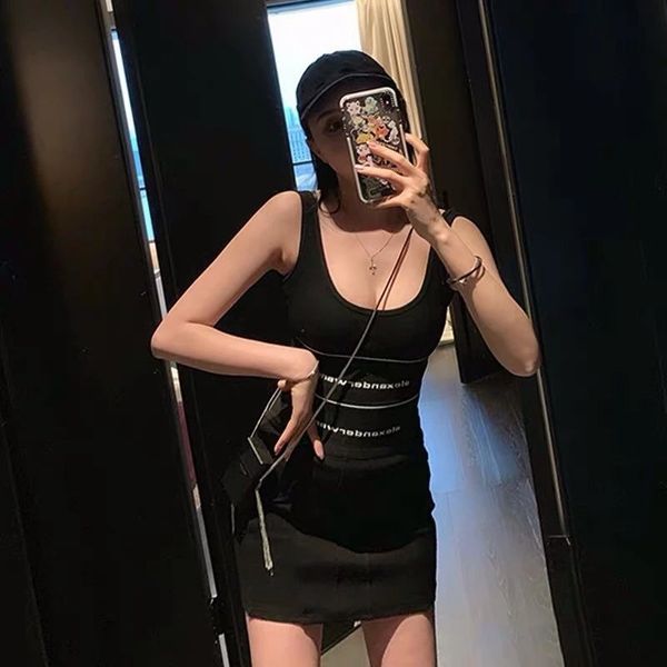 dressesaaw001 2021 spring summer sports short slim knit bottom strap vest letter + skirt for women a2, Black;gray
dressesaaw001 2021 spring summer sports short slim knit bottom strap vest letter + skirt for women a2, Black;gray